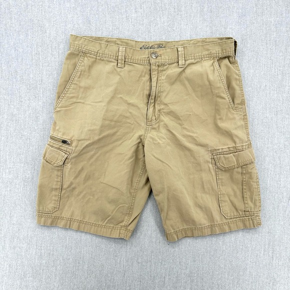 Eddie Bauer Other - Eddie Bauer Cargo Shorts Mens 38 Khaki Tan Ripstop Hiking Utility Outdoor